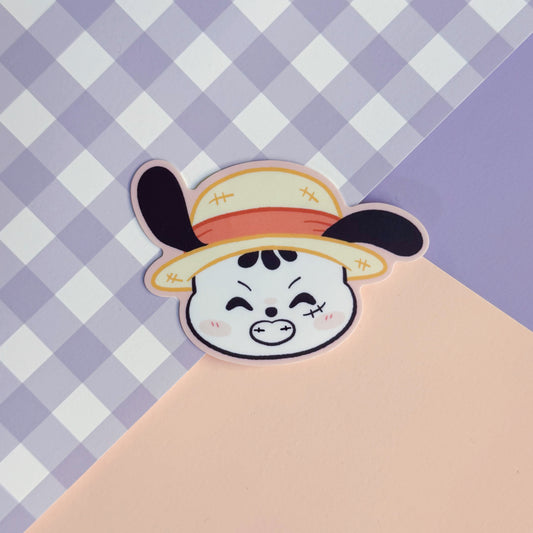 D1 Pochacco D. Luffy Sticker