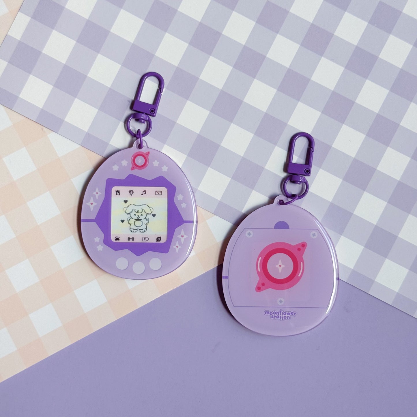 SKZOO Tamagotchi Lenticular Keychain