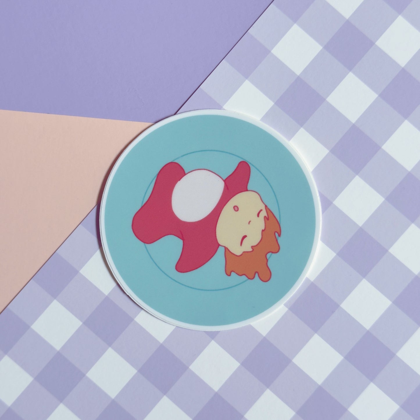 A7 Sleeping Ponyo Sticker