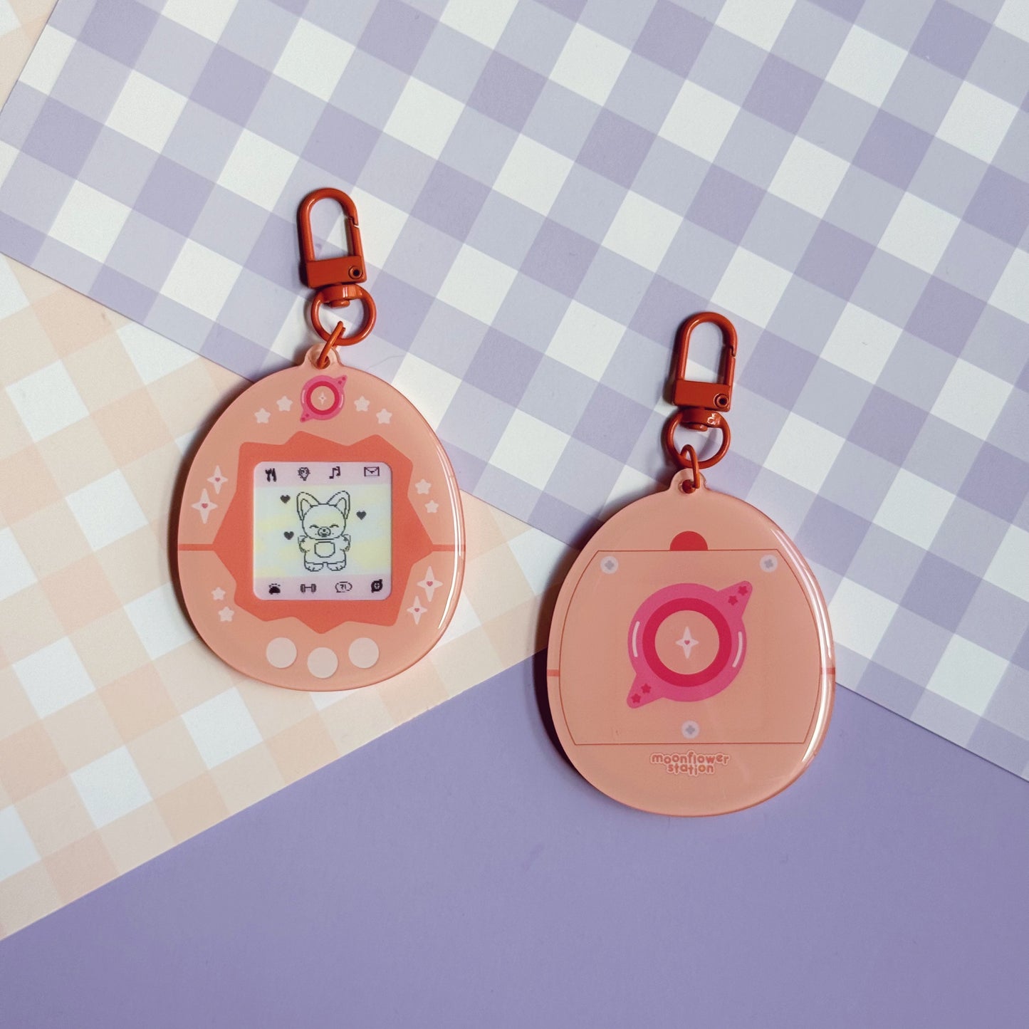 SKZOO Tamagotchi Lenticular Keychain