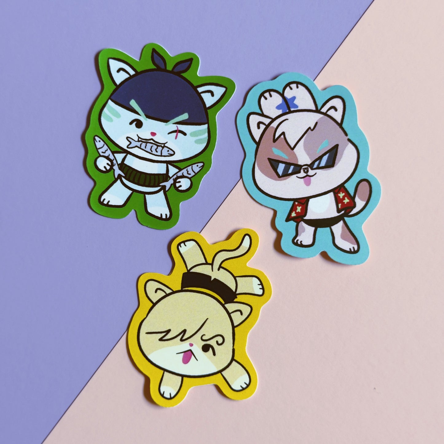 Nyan Piece Swordsman Sticker