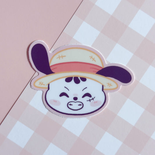 OP1 Pochacco D. Luffy Sticker