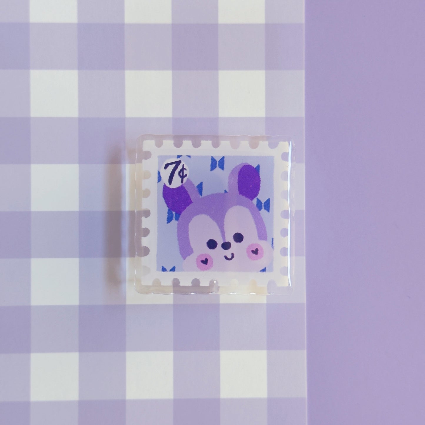 BT21 Borahae Postage Stamp Pin