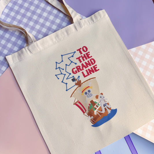 To The Grand Line Tote Bag