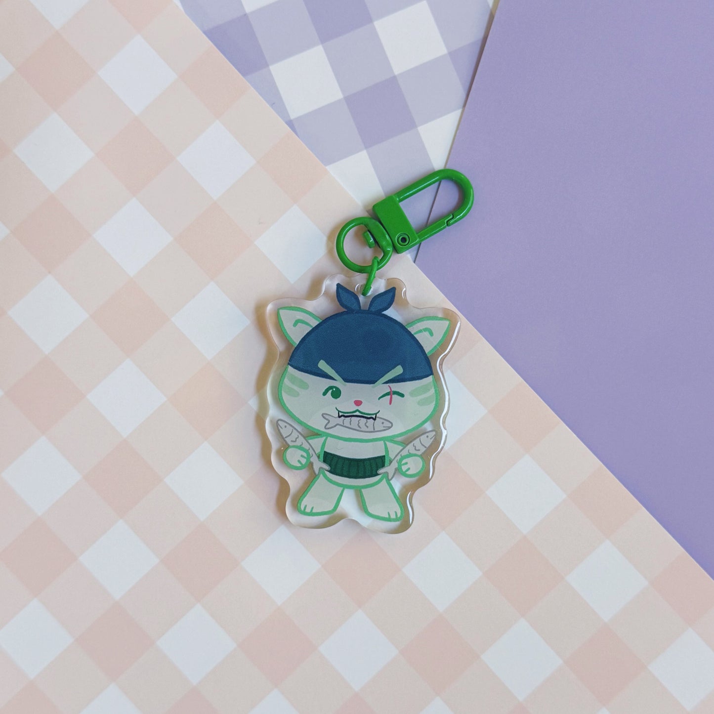 Nyan Piece Keychain