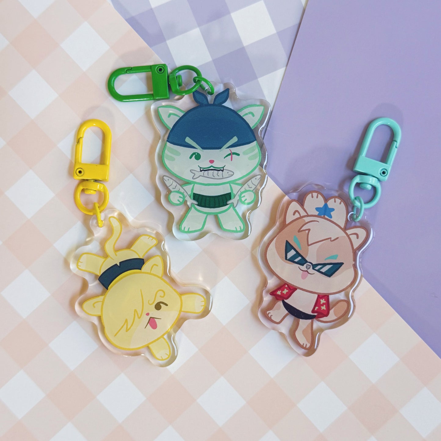 Nyan Piece Keychain