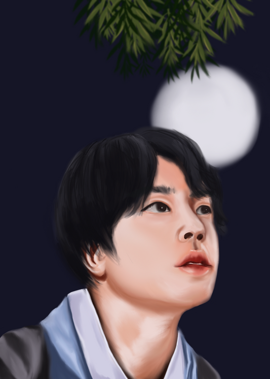 A2 Dalmajung Seokjin Print