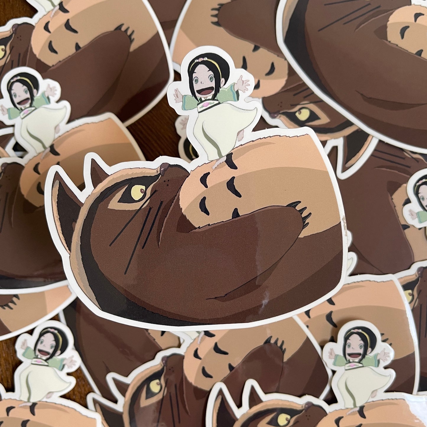 F3 Toph & Badgermole Sticker